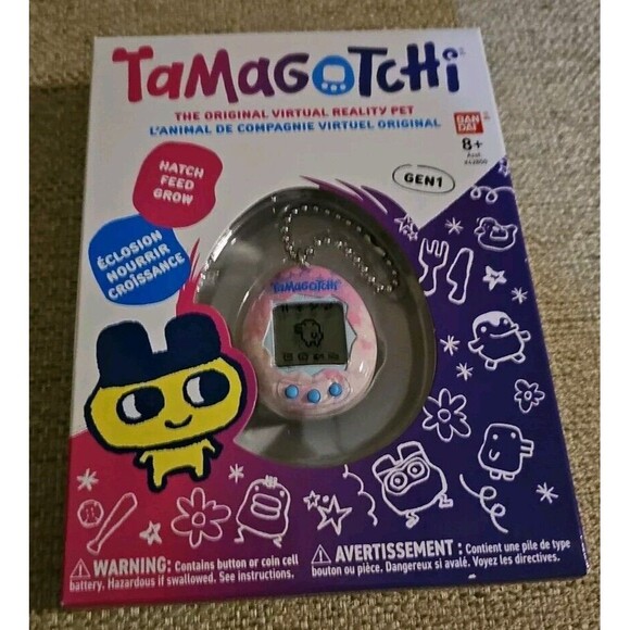 Bandai America - Original Tamagotchi, Sakura [Gen 1] Collectible, Interactive - Picture 2 of 7